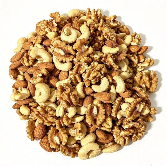 Mixed Almonds, Cashew Nuts and Walnuts – Natural Organic Premium-quality + Free sample!