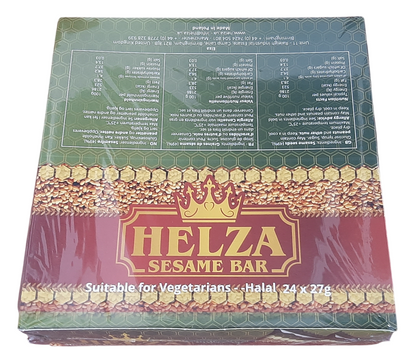 Helza Sesame Seed Bars Snack – Single Bars or Whole Box