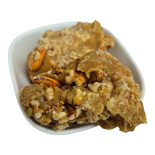 Black Jaggery with Nuts – Natural Organic Premium-quality + Free sample!