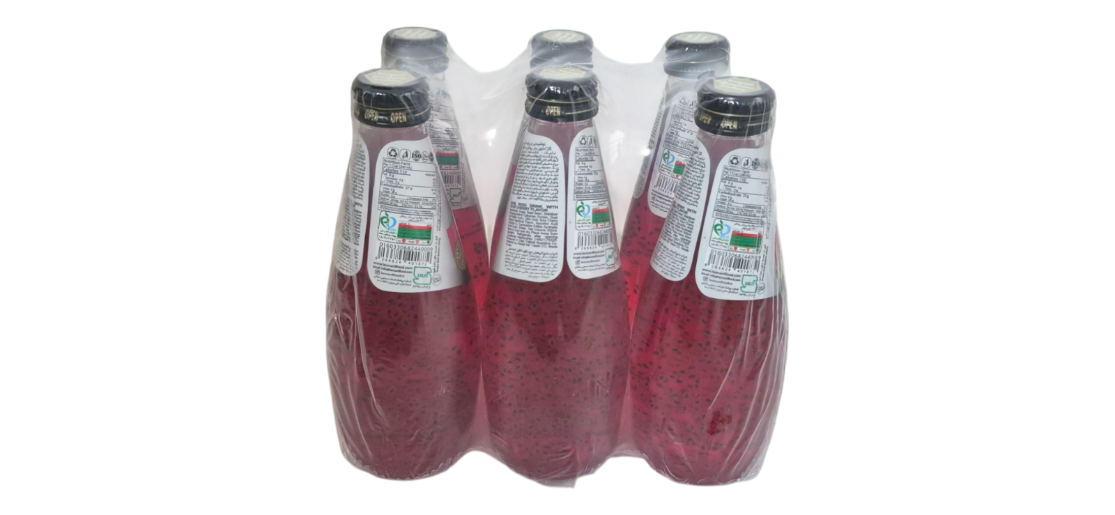Leonard Basil Drinks Multiple Flavours Natural Refreshing Beverage 6 Pack Case