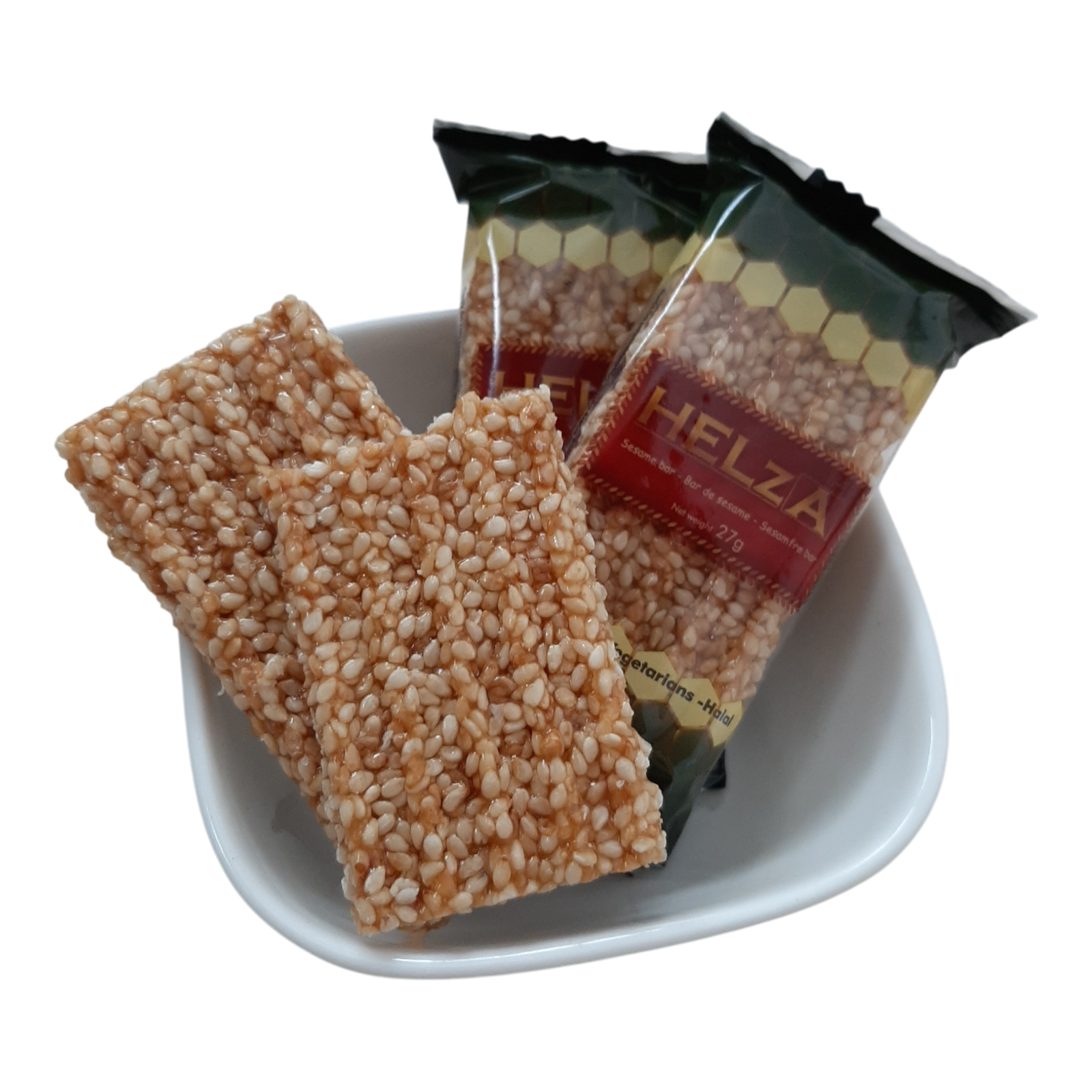Helza Sesame Seed Bars Snack – Single Bars or Whole Box
