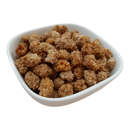 Dried White Mulberries – Natural Organic Premium-quality + Free sample!