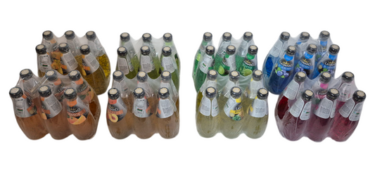 Leonard Basil Drinks Multiple Flavours Natural Refreshing Beverage 6 Pack Case