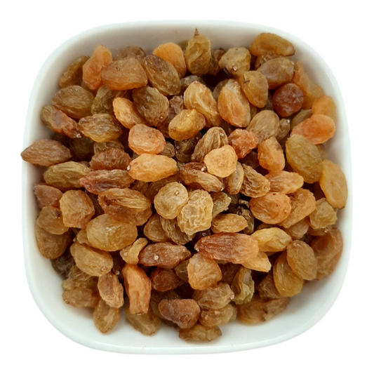 Yellow Raisins Sultanas – Natural Organic Premium-quality + Free sample!